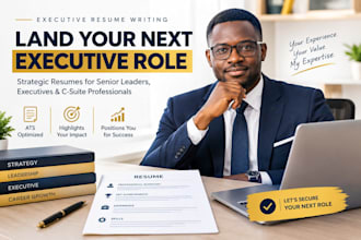 write an ats resume for executives director vp and svp that open interview doors