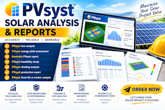 pvsyst loss analysis energy yield assessment bankable pvsyst report