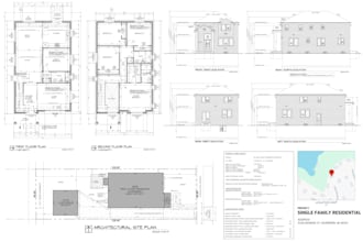 do mep, electrical, plumbing, hvac blueprints for city permit