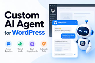 create custom ai agent for wordpress website