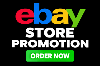 setup facebook and instagram ads, ebay store promotion to boost sales