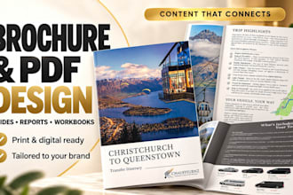 design professional brochures in pdf format
