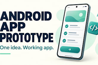 build a simple android app prototype with source code