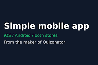 build a simple mobile app