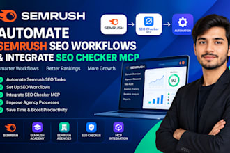 automate semrush SEO workflows agency tasks integrate checker mcp