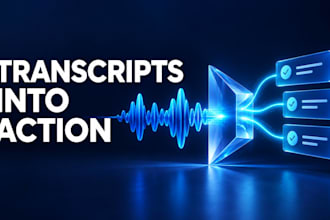 build an ai workflow for transcript summaries and CRM notes