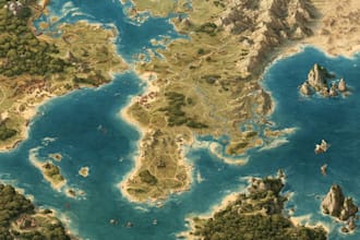 draw a custom fantasy map illustration for your novel