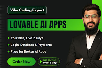 build or fix your lovable ai web app as your vibe coding expert