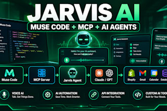 build jarvis ai assistant with muse code claude code api mcp ai agent automation