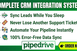 connect zapier, make, zendesk, trello and hubspot with your pipedrive crm