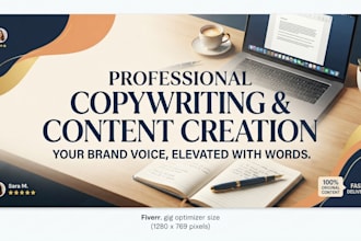 write engaging and professional copywriting for your brand
