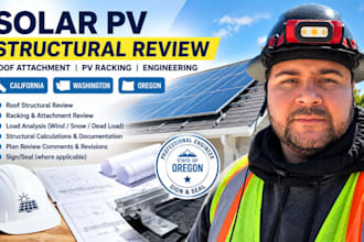 california washington solar roof attachment pv racking review sign seal oregon
