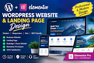 build a wordpress landing page, sales page or sales funnel