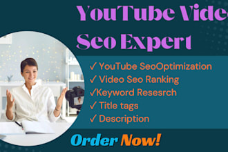 do youtube video seo with title,description and tags