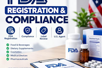 fda registration fda compliances label review fda US agent US agent fda product