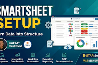 set up custom dashboards in smartsheet, airtable, or zoho projects