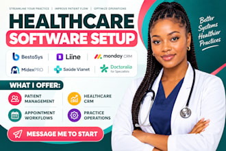 setup bestosys liine monday CRM midexpro saúde vianet doctoralia for specialists
