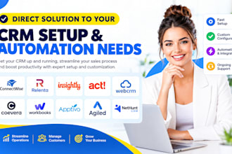 setup connectwise relenta insightly act webcrm coevera workbooks apptivo CRM