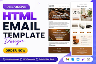 create responsive HTML email template, responsive email template