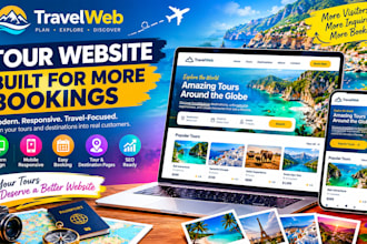 build a tour website that turns visitors into bookings