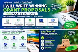 write competitive ngo grant proposals or concept notes