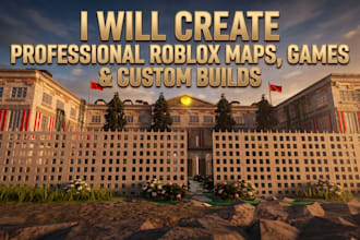 create professional roblox maps games and custom builds
