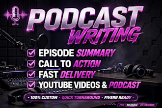 create powerful podcast scripts fast