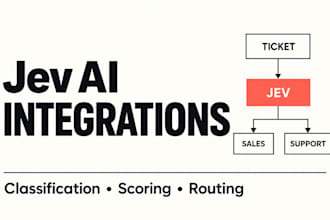 build jev ai integrations for classification and routing