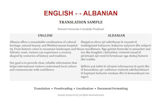 translate english to albanian and albanian to english