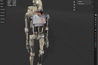 make 3d character art if you require it