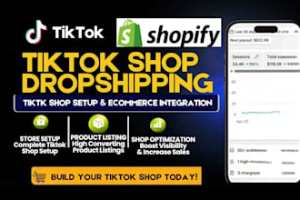 setup tiktok shop dropshipping tiktok shop product upload shopify integration