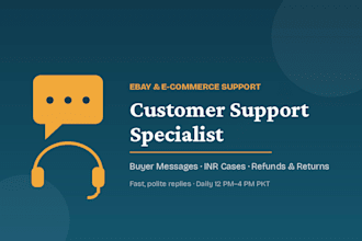handle your ebay customer messages and resolve inr cases