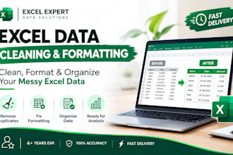 do clean format and organize excel spreadsheet data