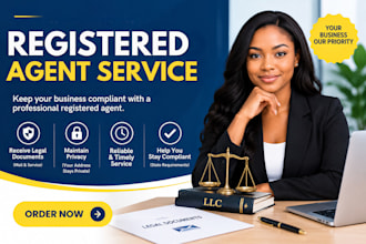 provide a registered agent service for your us llc