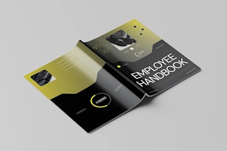 design employee handbook business plan company bio infographic for marketing