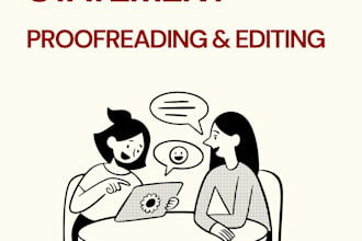 edit and proofread your UK ucas personal statement