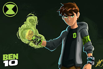 draw your own custom ben 10 alien
