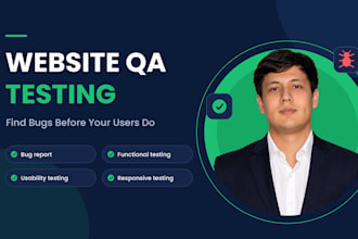 professionally test your website and report bugs