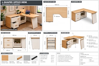 furniture cad furniture design tables custom 3d model solidworks fabrication cnc