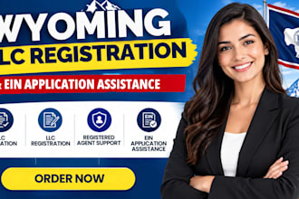 do wyoming llc registration and ein application assistance