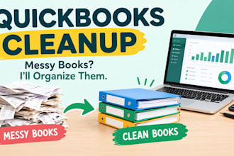 clean up and organize your quickbooks online bookkeeping