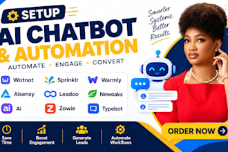 setup wotnot sprinklr warmly aisensy leadoo newoaaks ai zowie typebot ai chatbot