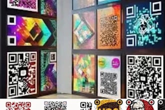 design unique, colorful, and branded qr codes in 2 days