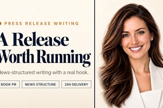write book press release, author press release, book pr, press release writing