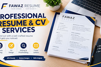 write and format a professional resume or CV