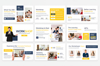 design workshop presentation, training slides and powerpoint presentations