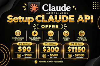 setup claude API for your ai project with token access