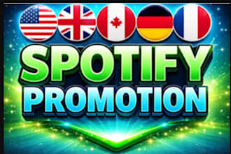 organic spotify music promotion, spotify track, album promotion