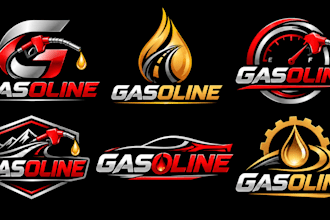 design a professional, fuel, gas station, automotive, petroleum, gasoline logo