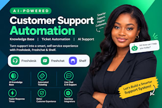 do ai customer support knowledge base ticket automation using freshdesk gorgias